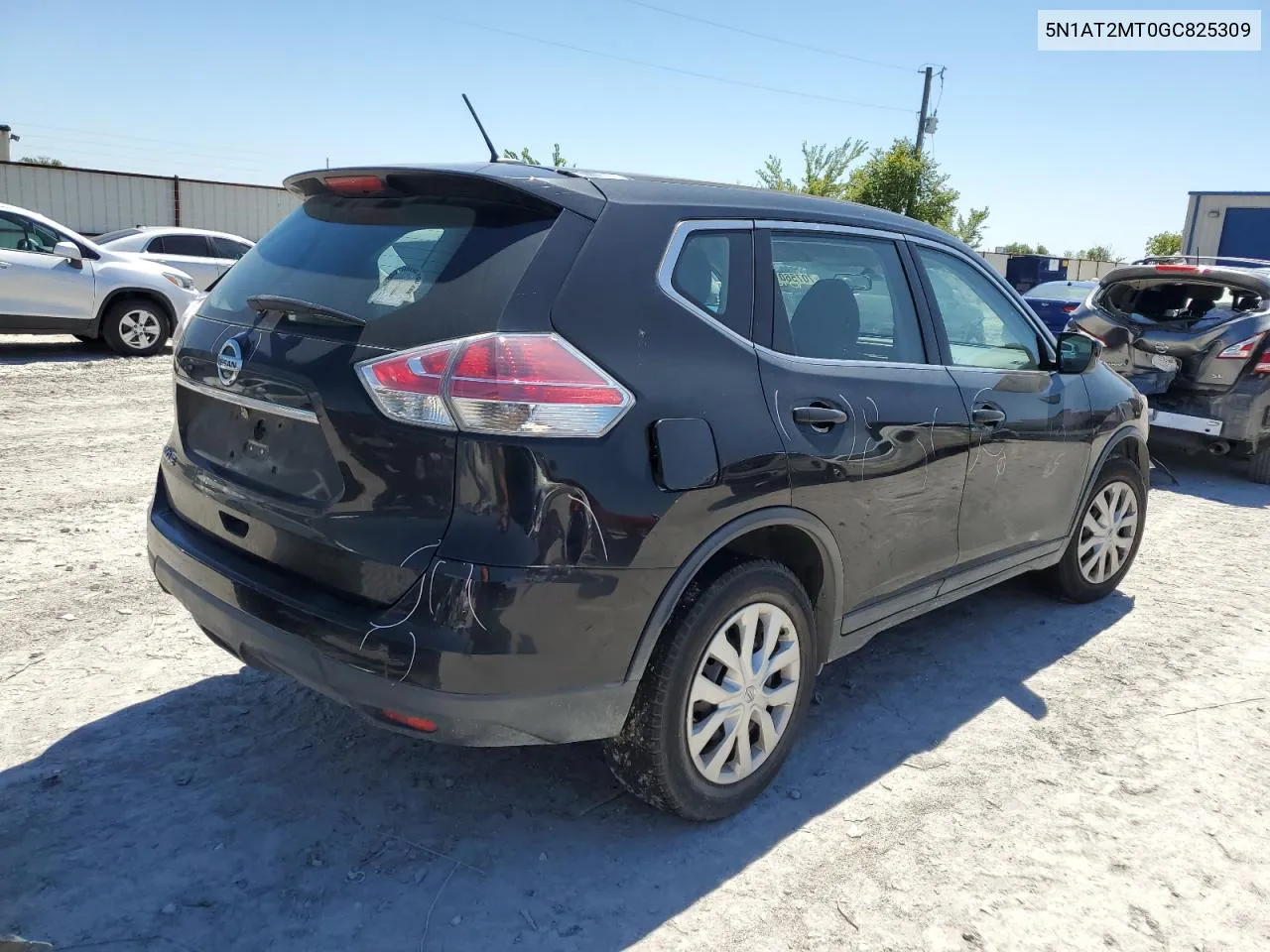 2016 Nissan Rogue S VIN: 5N1AT2MT0GC825309 Lot: 70756014