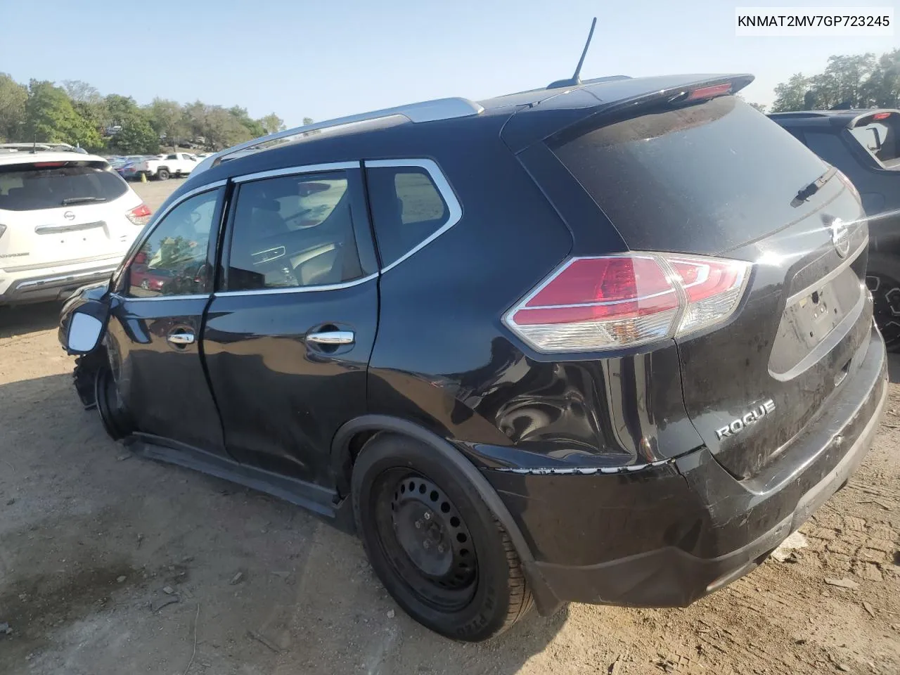 2016 Nissan Rogue S VIN: KNMAT2MV7GP723245 Lot: 70833914