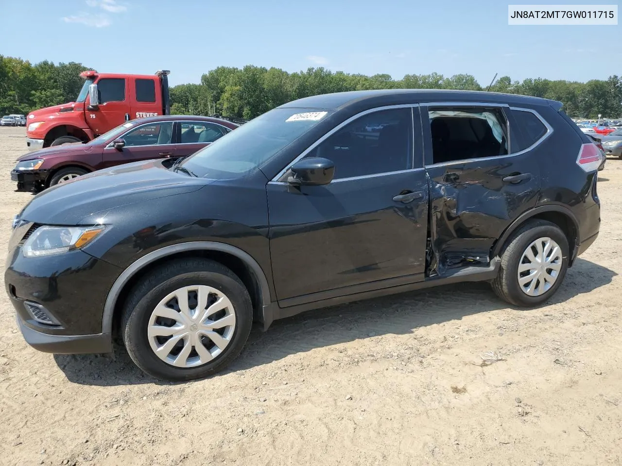 2016 Nissan Rogue S VIN: JN8AT2MT7GW011715 Lot: 70846374