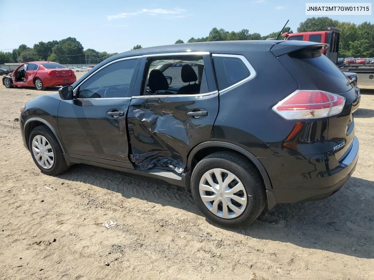 2016 Nissan Rogue S VIN: JN8AT2MT7GW011715 Lot: 70846374