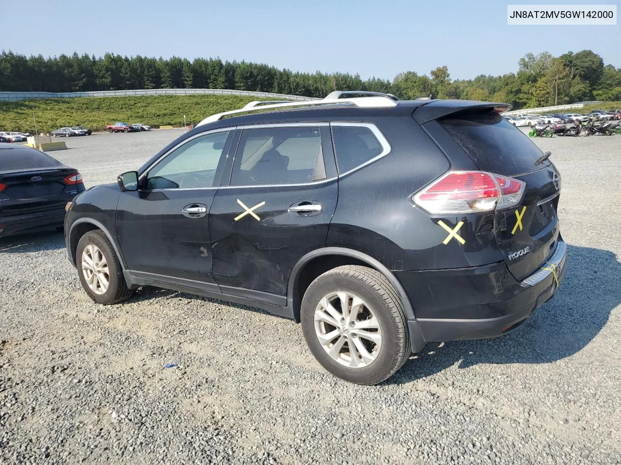 2016 Nissan Rogue S VIN: JN8AT2MV5GW142000 Lot: 71022224