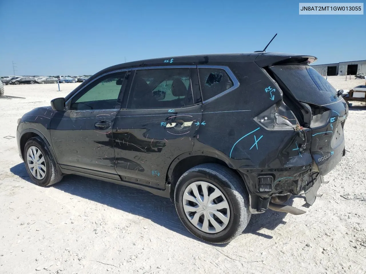 2016 Nissan Rogue S VIN: JN8AT2MT1GW013055 Lot: 71169234