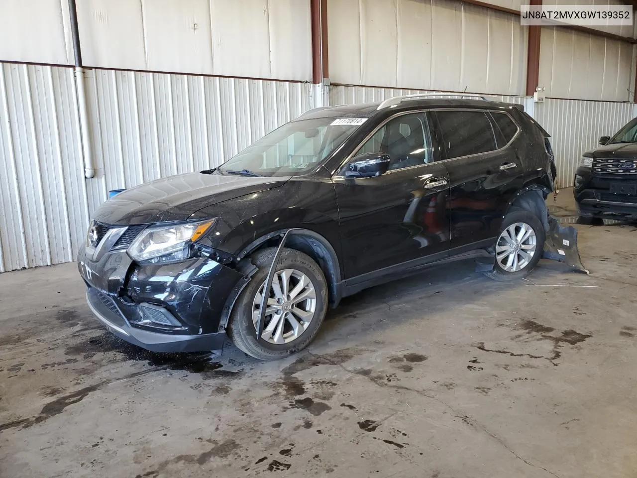 2016 Nissan Rogue S VIN: JN8AT2MVXGW139352 Lot: 71170814