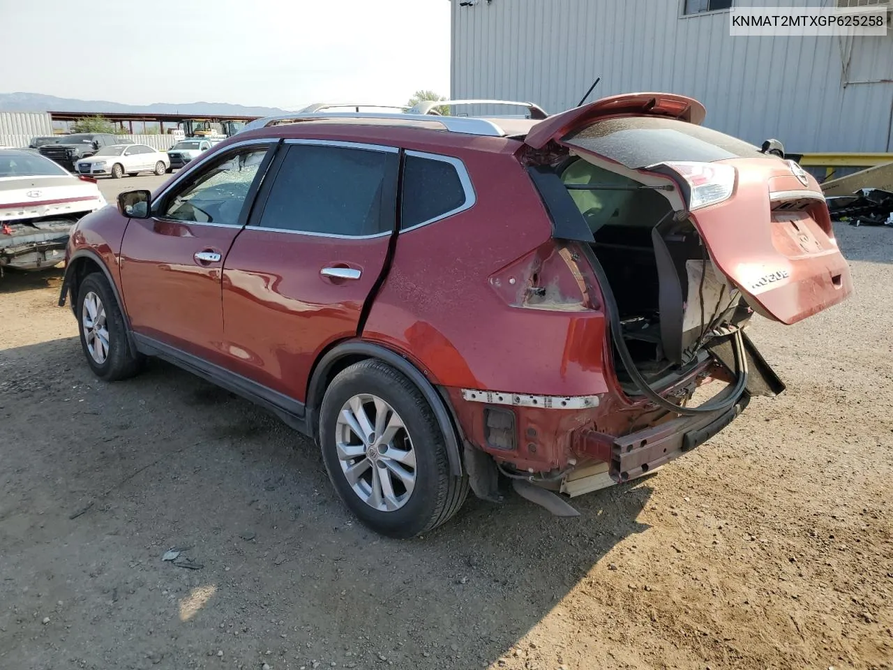 KNMAT2MTXGP625258 2016 Nissan Rogue S