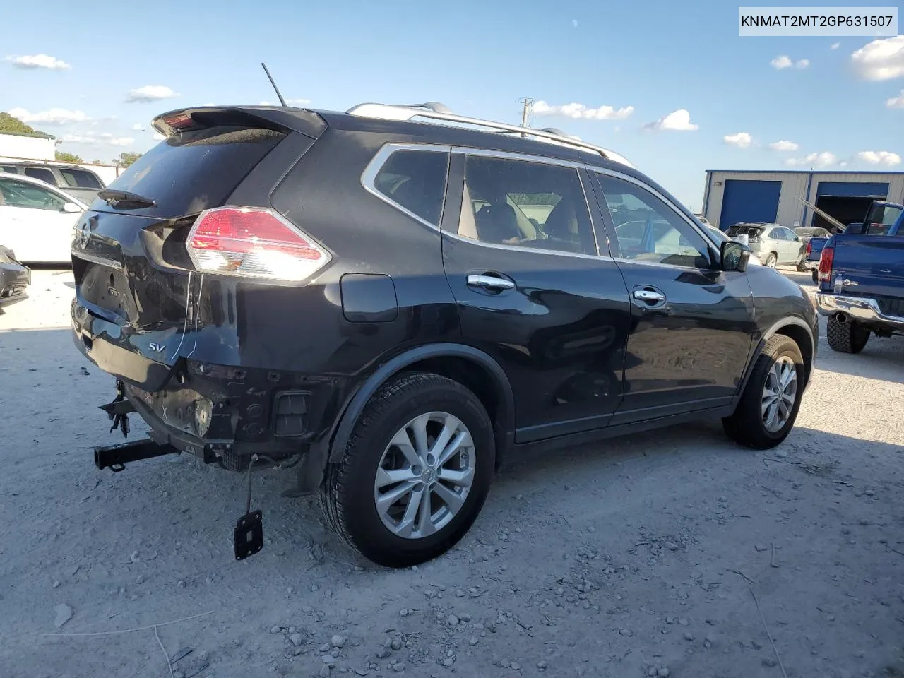 2016 Nissan Rogue S VIN: KNMAT2MT2GP631507 Lot: 71271274