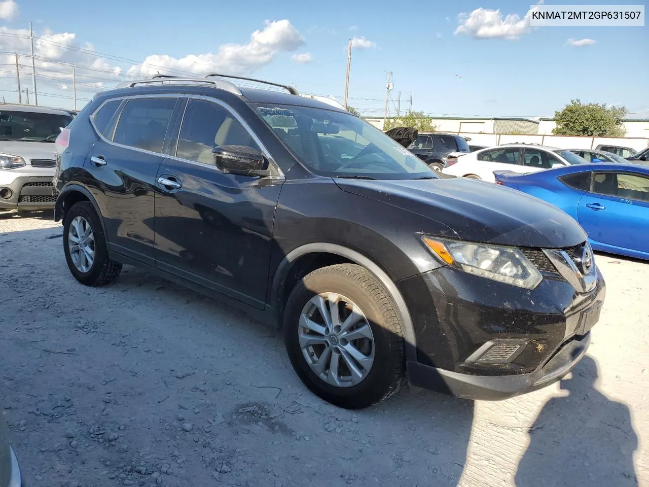 2016 Nissan Rogue S VIN: KNMAT2MT2GP631507 Lot: 71271274