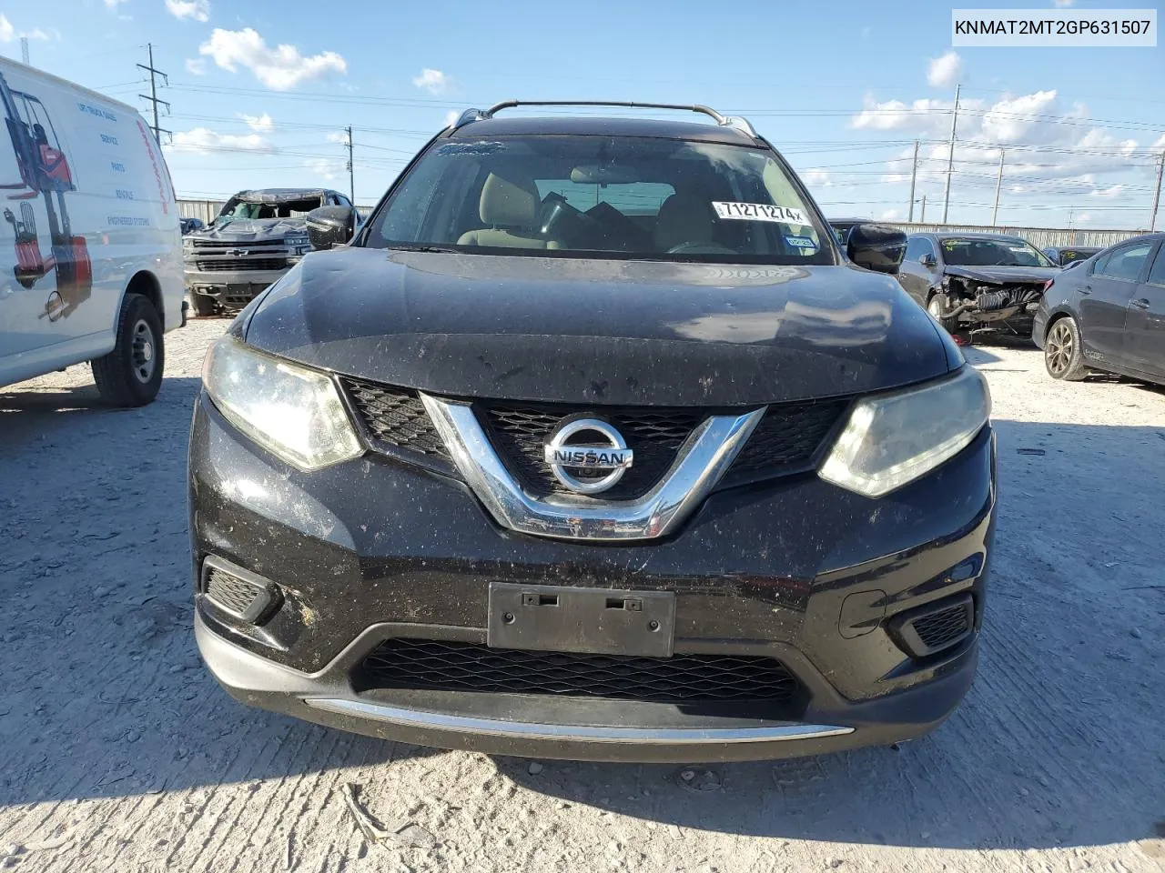 2016 Nissan Rogue S VIN: KNMAT2MT2GP631507 Lot: 71271274