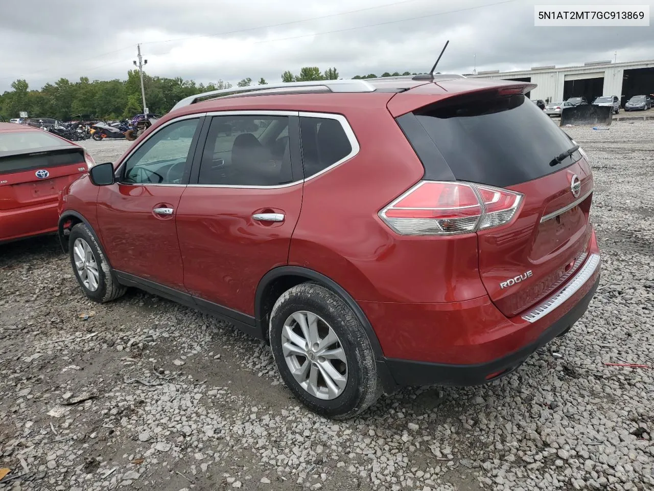 2016 Nissan Rogue S VIN: 5N1AT2MT7GC913869 Lot: 71298414