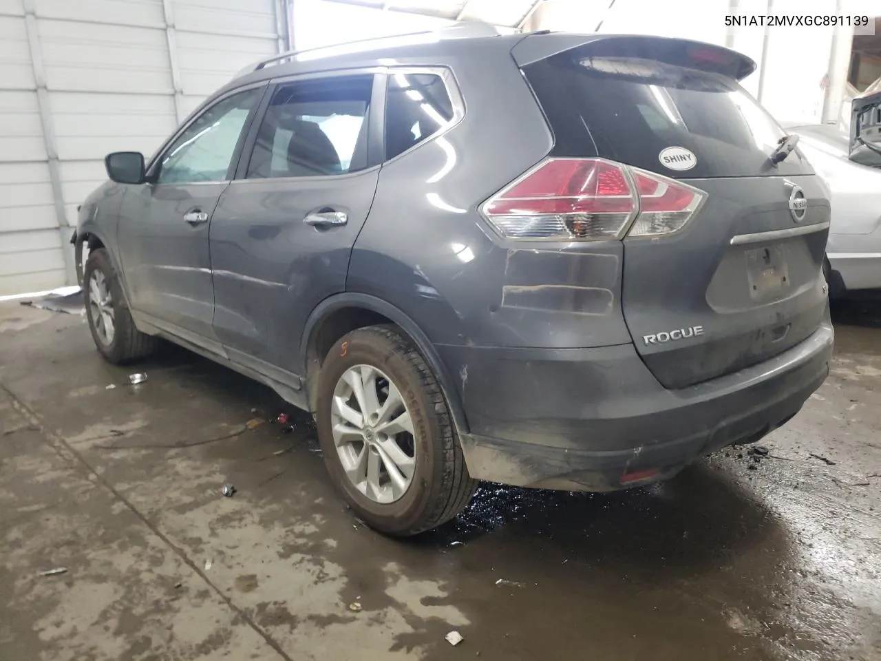 2016 Nissan Rogue S VIN: 5N1AT2MVXGC891139 Lot: 71301534