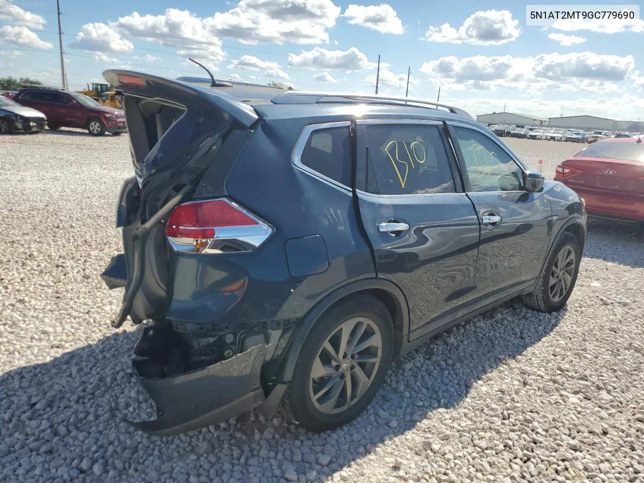 2016 Nissan Rogue S VIN: 5N1AT2MT9GC779690 Lot: 71303394