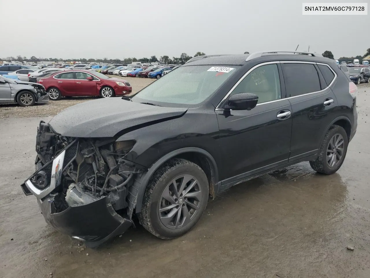 2016 Nissan Rogue S VIN: 5N1AT2MV6GC797128 Lot: 71379314