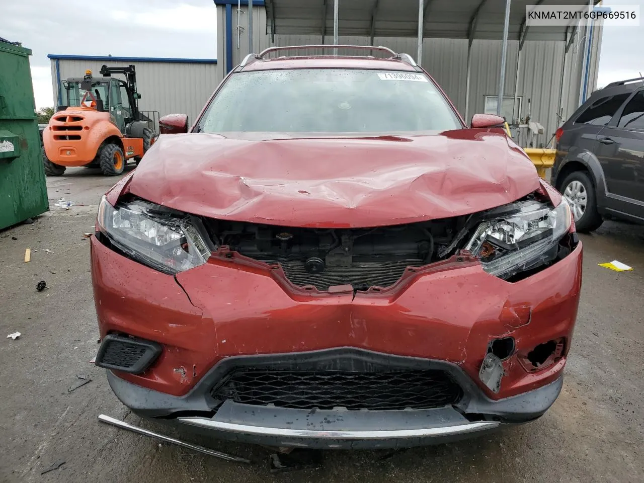 KNMAT2MT6GP669516 2016 Nissan Rogue S