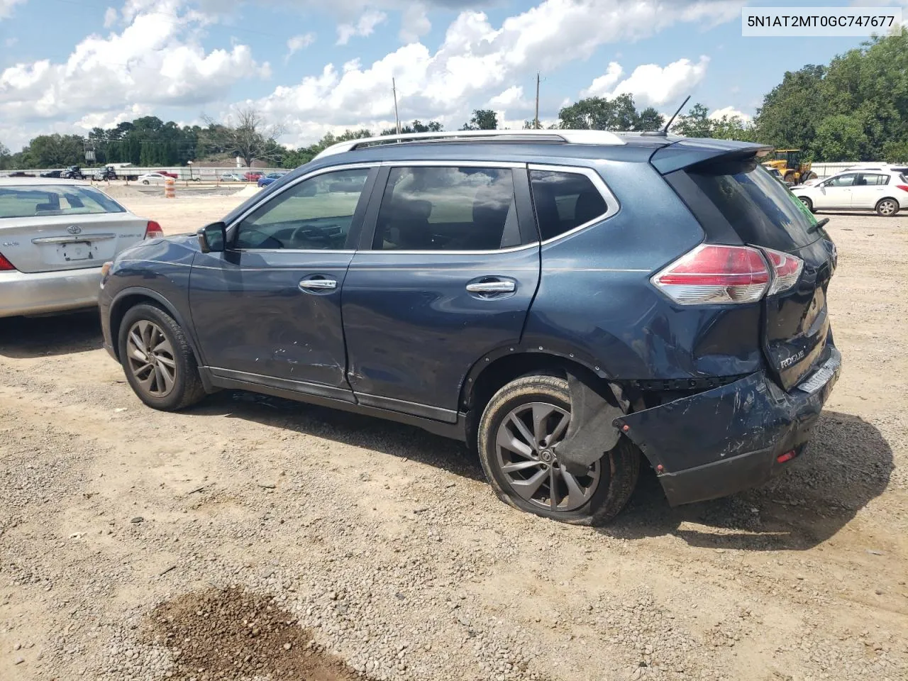 2016 Nissan Rogue S VIN: 5N1AT2MT0GC747677 Lot: 71486414