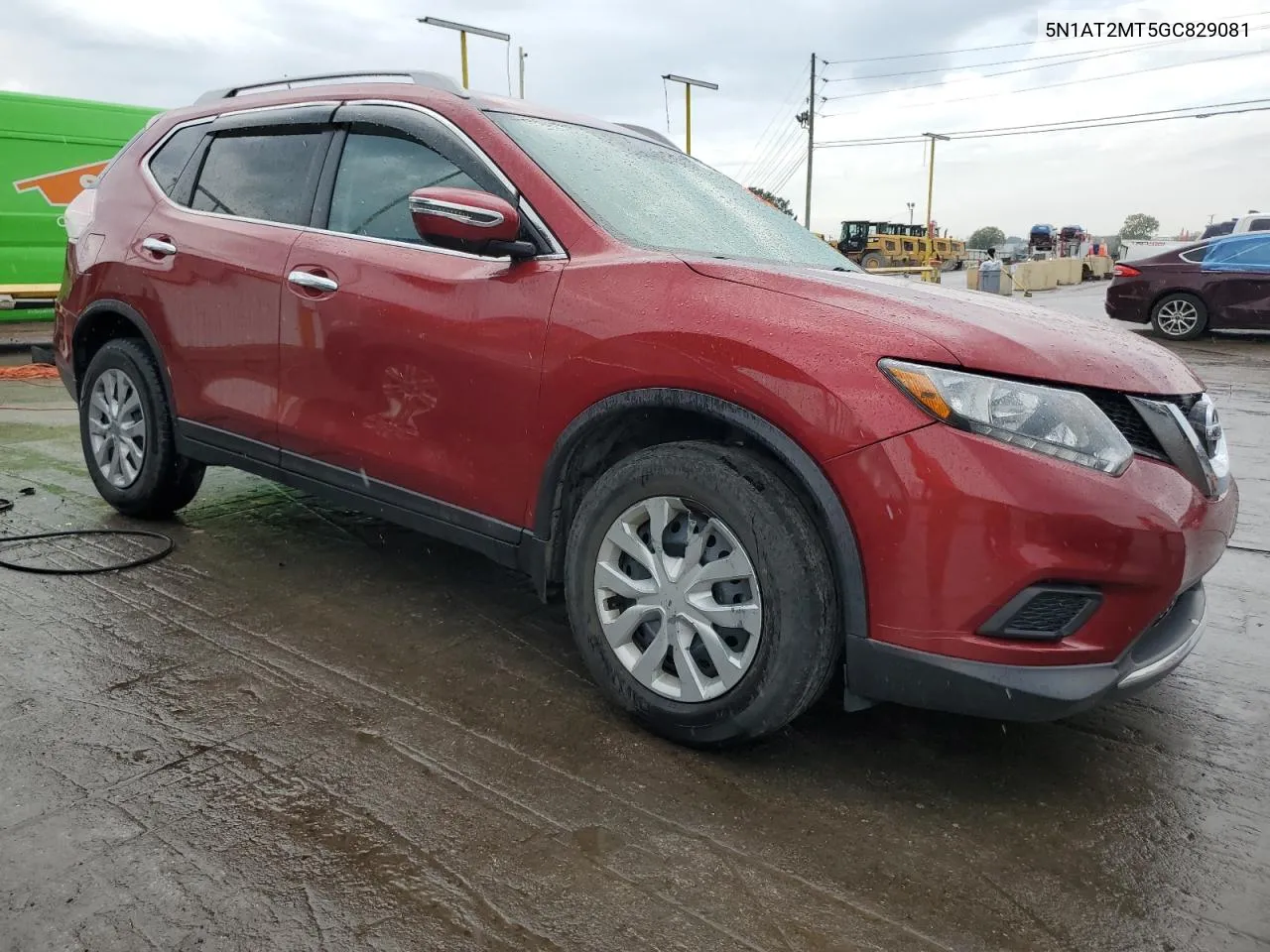 2016 Nissan Rogue S VIN: 5N1AT2MT5GC829081 Lot: 71724134