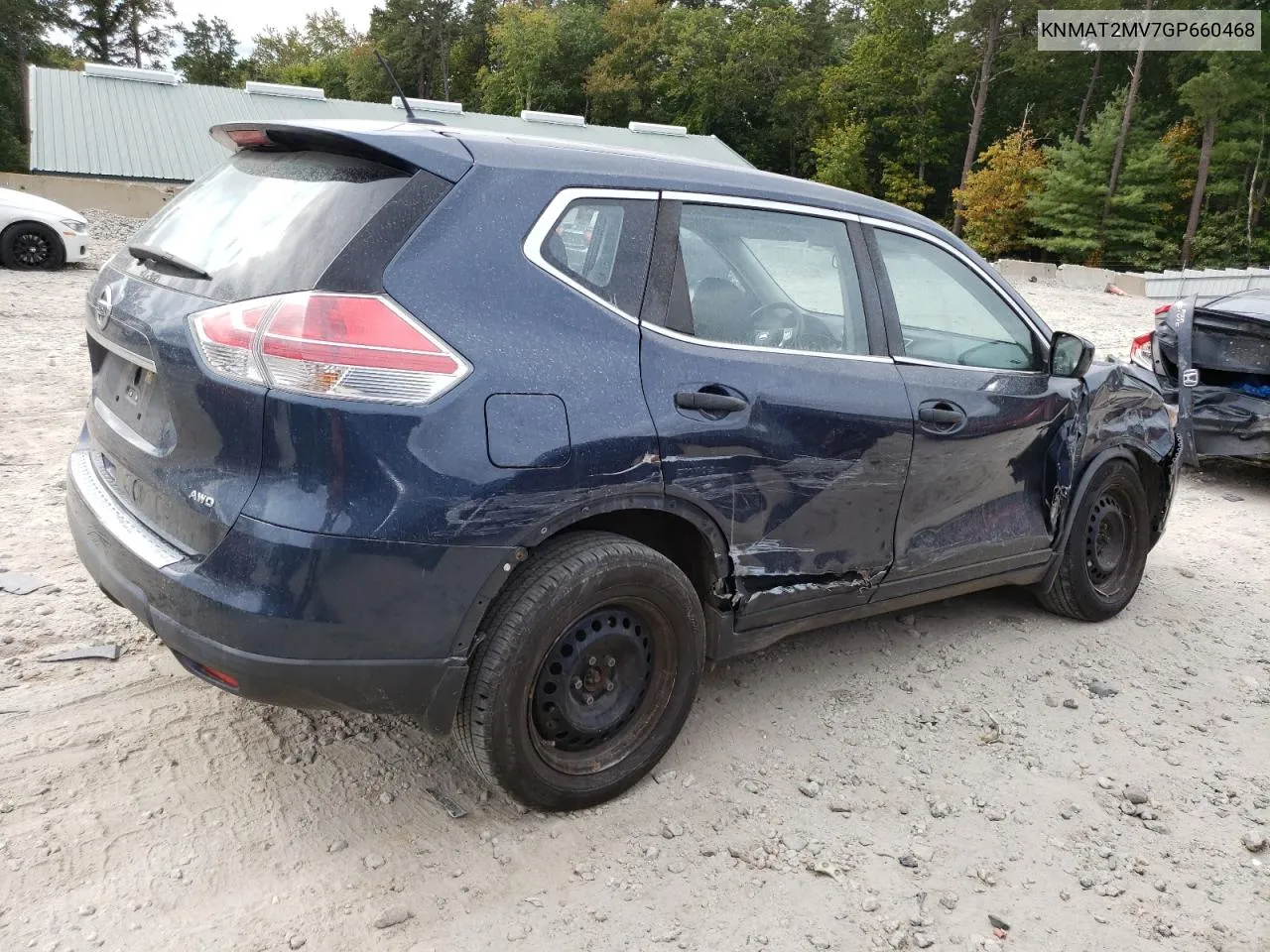 2016 Nissan Rogue S VIN: KNMAT2MV7GP660468 Lot: 71728034