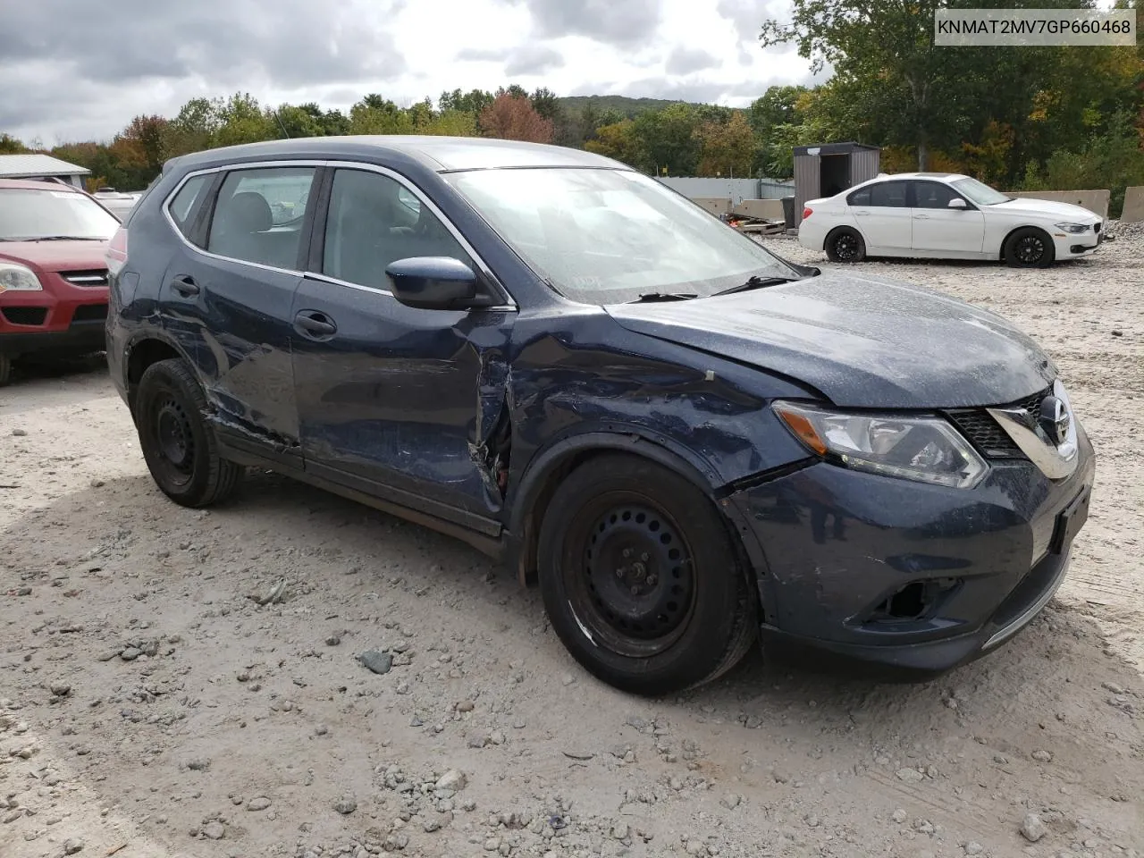 2016 Nissan Rogue S VIN: KNMAT2MV7GP660468 Lot: 71728034