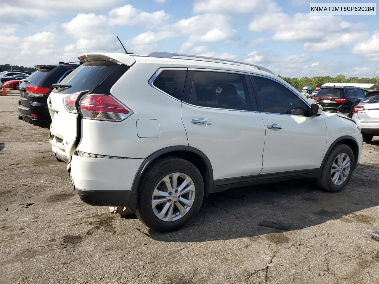 2016 Nissan Rogue S VIN: KNMAT2MT8GP620284 Lot: 71750184