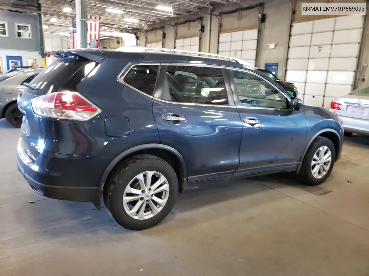 2016 Nissan Rogue S VIN: KNMAT2MV7GP659093 Lot: 71827184