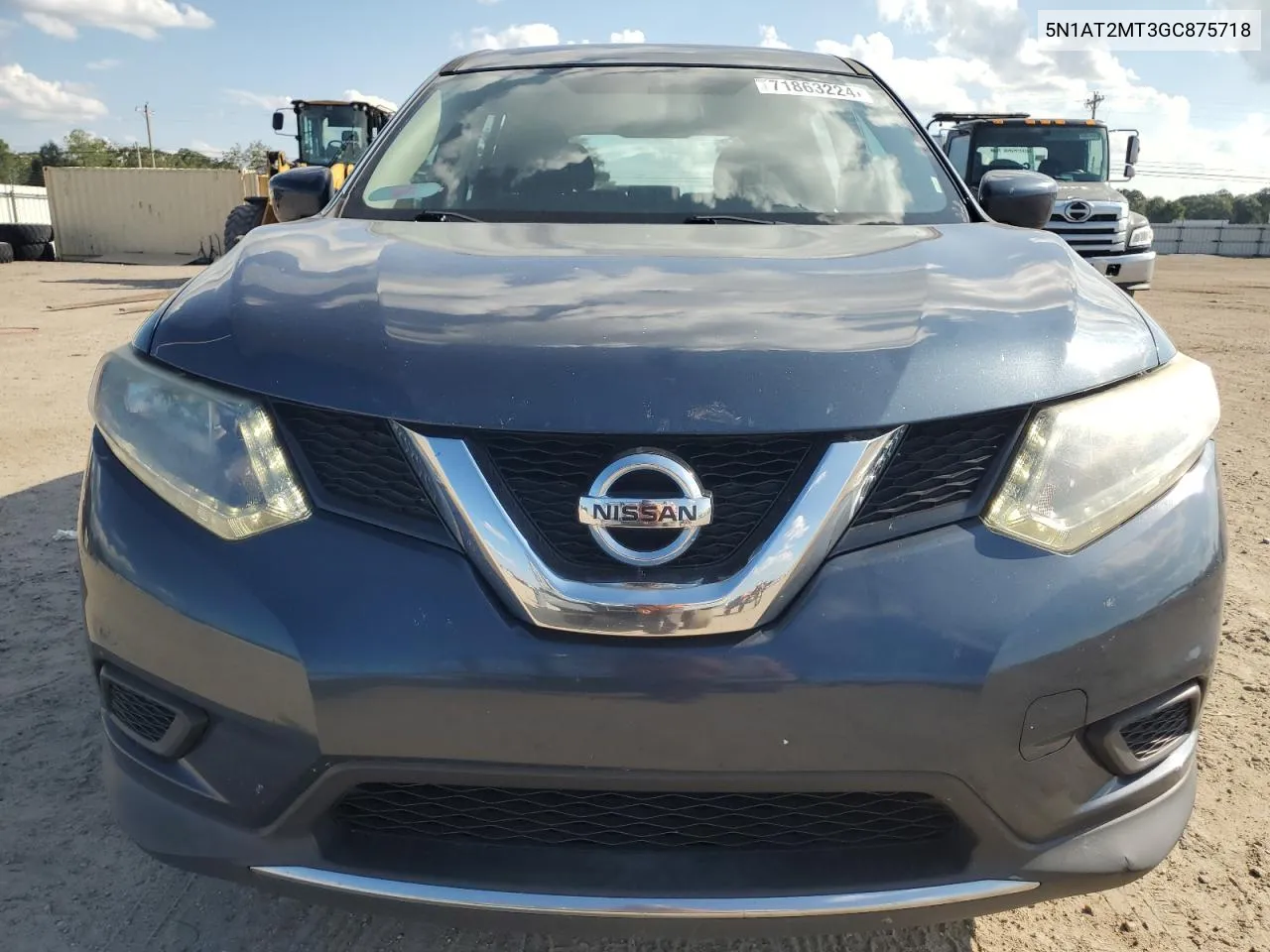 2016 Nissan Rogue S VIN: 5N1AT2MT3GC875718 Lot: 71863224