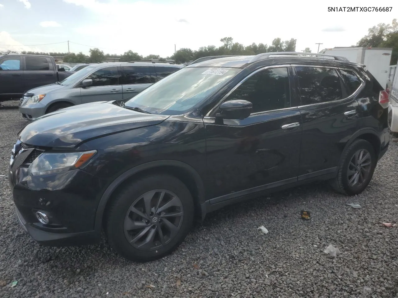 2016 Nissan Rogue S VIN: 5N1AT2MTXGC766687 Lot: 71872194