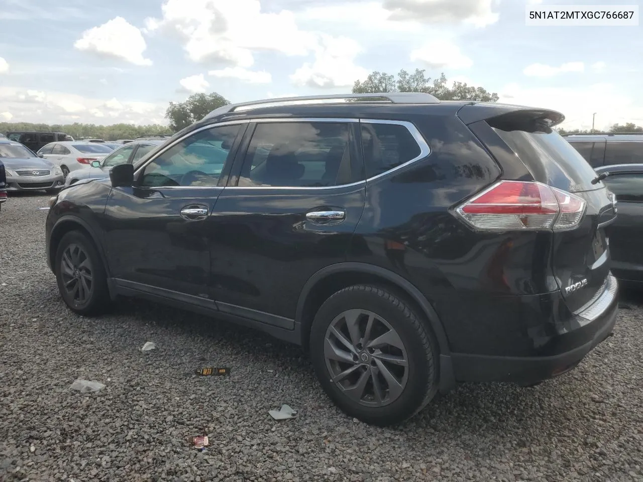 2016 Nissan Rogue S VIN: 5N1AT2MTXGC766687 Lot: 71872194