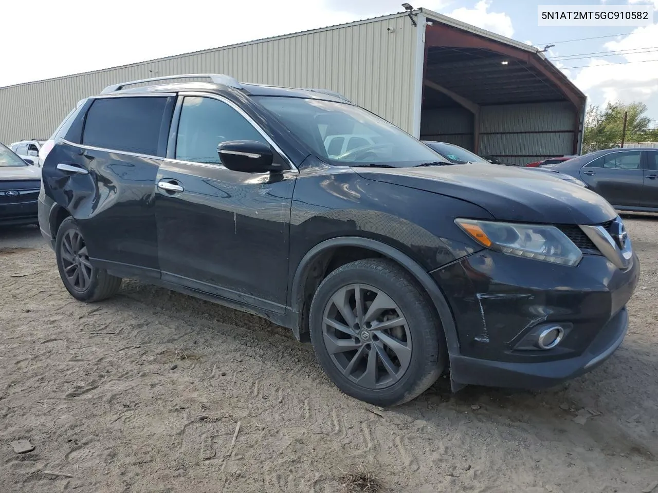 2016 Nissan Rogue S VIN: 5N1AT2MT5GC910582 Lot: 71922984