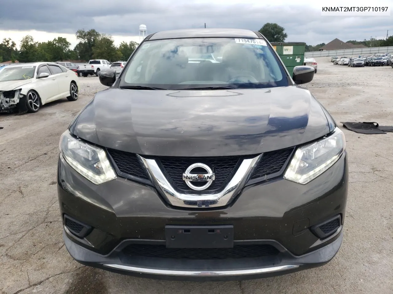 2016 Nissan Rogue S VIN: KNMAT2MT3GP710197 Lot: 71947014