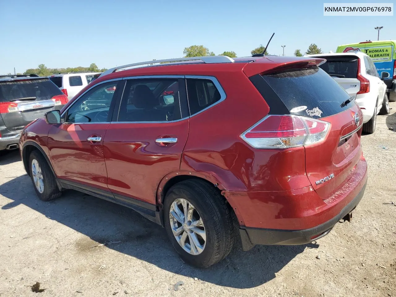 KNMAT2MV0GP676978 2016 Nissan Rogue S