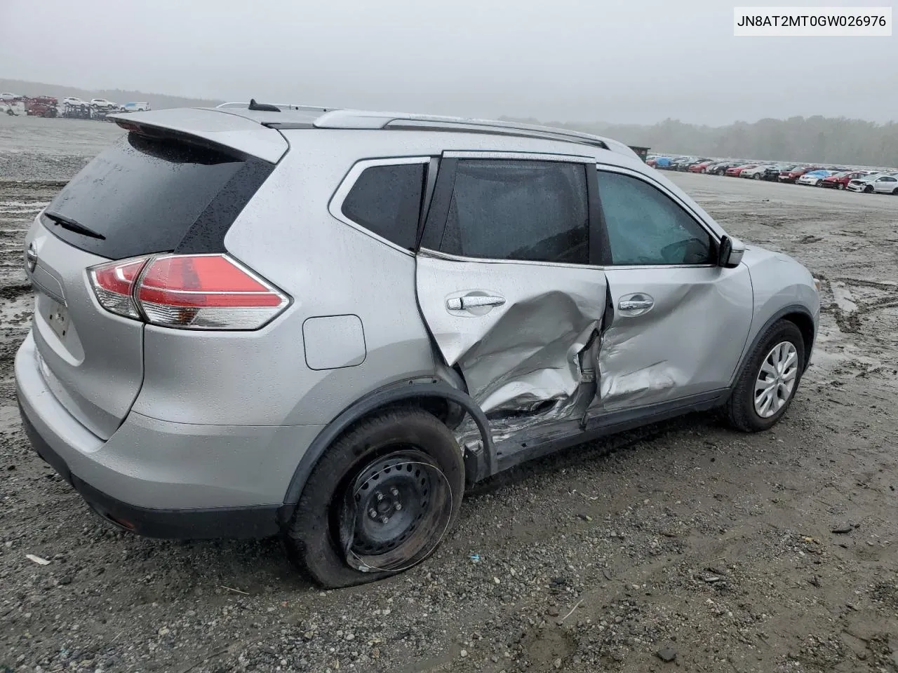 2016 Nissan Rogue S VIN: JN8AT2MT0GW026976 Lot: 71985884