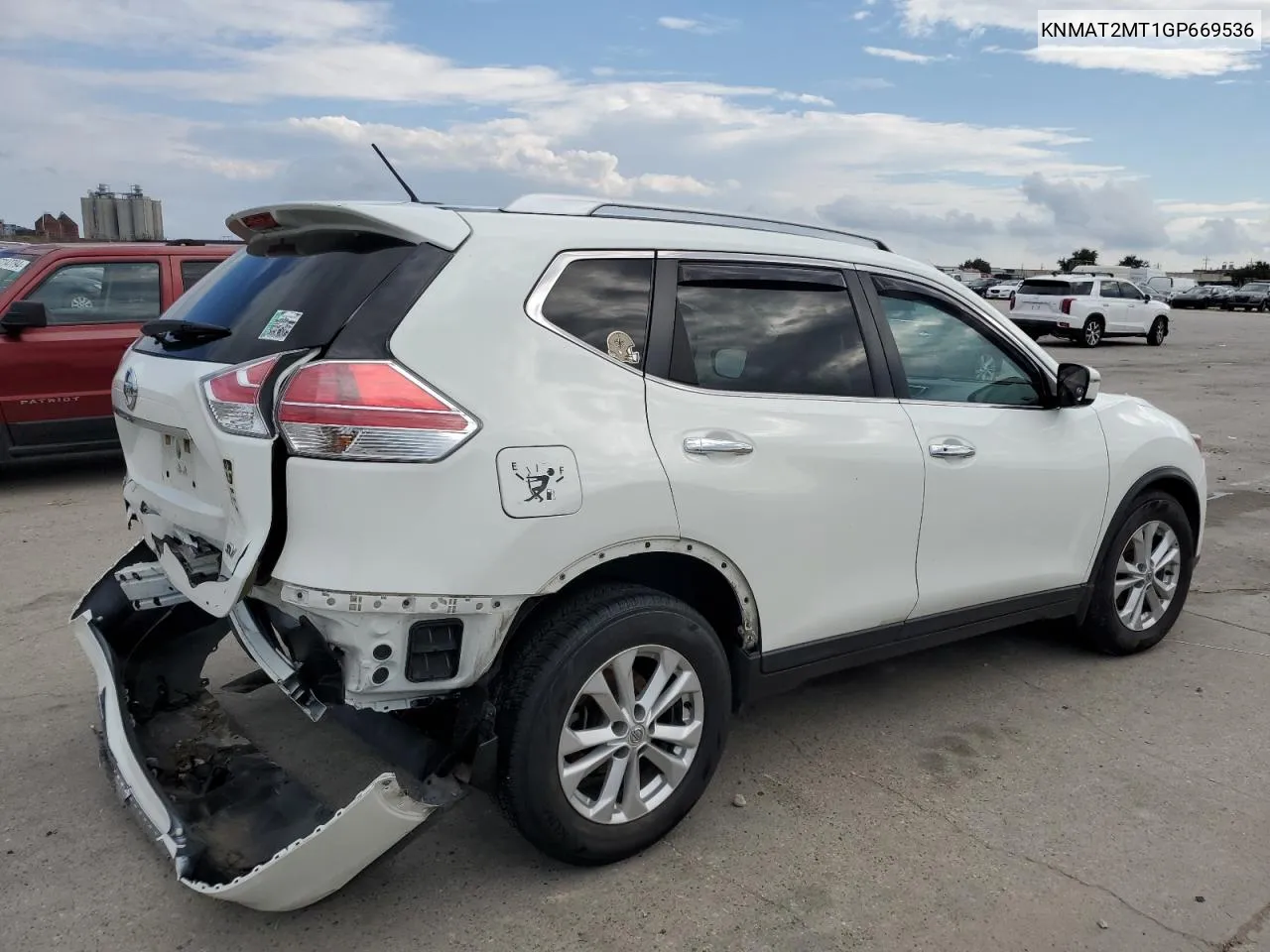 2016 Nissan Rogue S VIN: KNMAT2MT1GP669536 Lot: 71986894