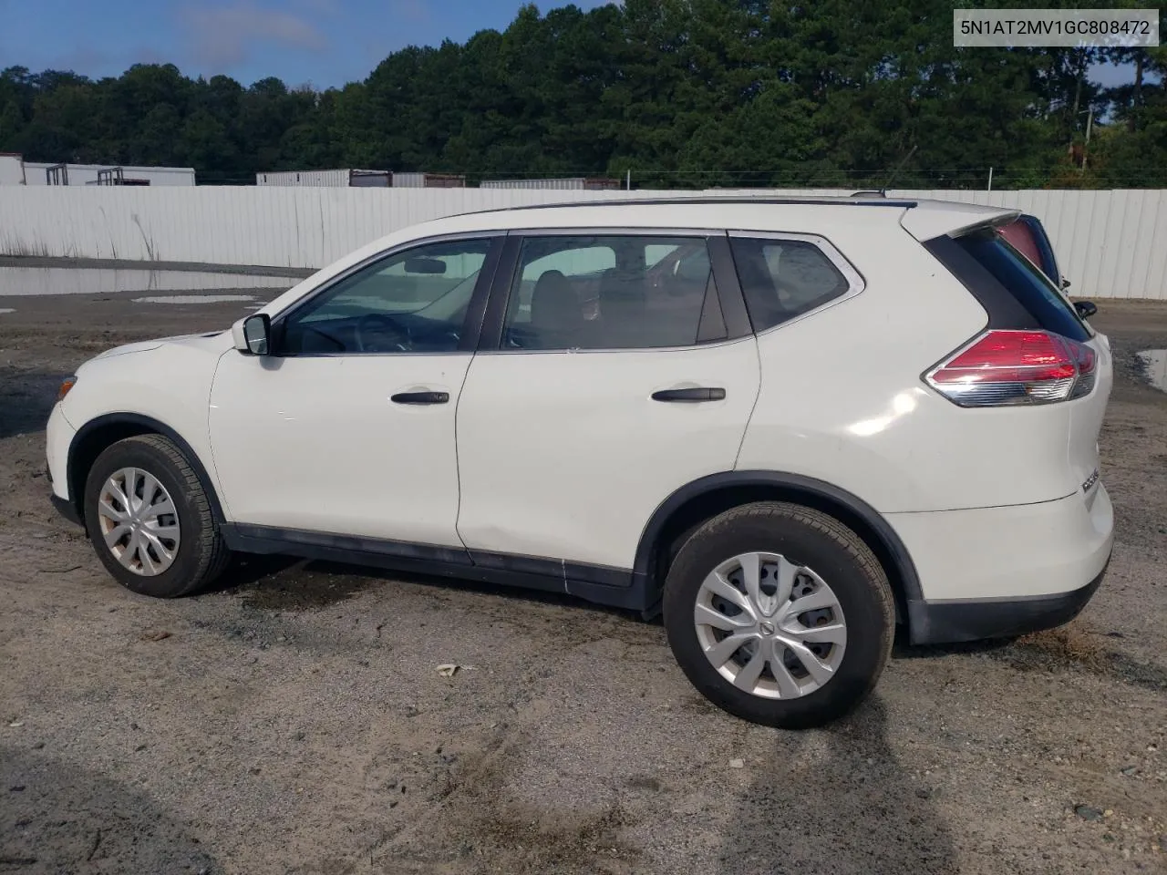 2016 Nissan Rogue S VIN: 5N1AT2MV1GC808472 Lot: 72033874