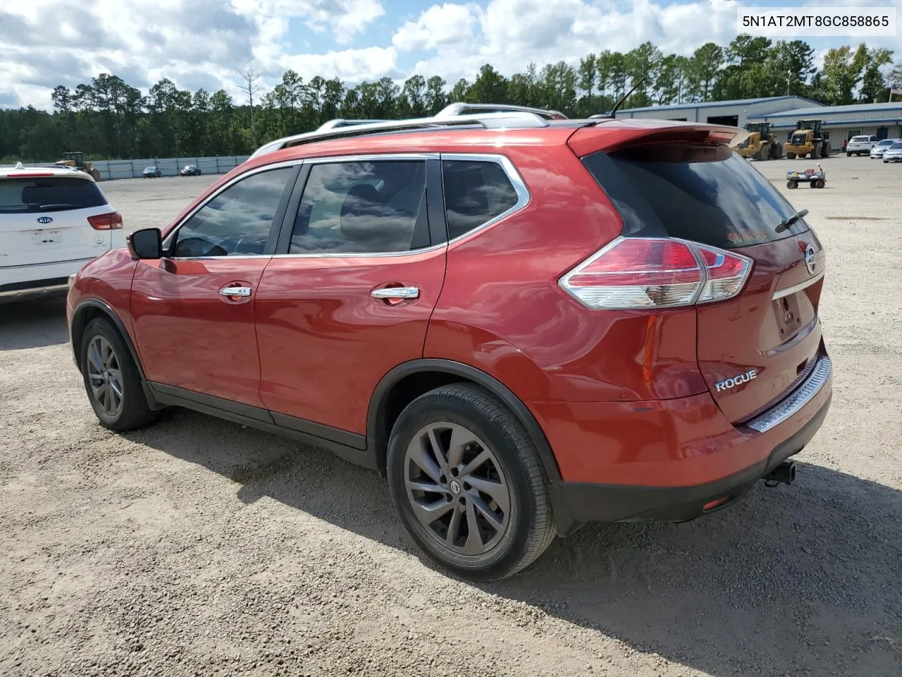 2016 Nissan Rogue S VIN: 5N1AT2MT8GC858865 Lot: 72035394