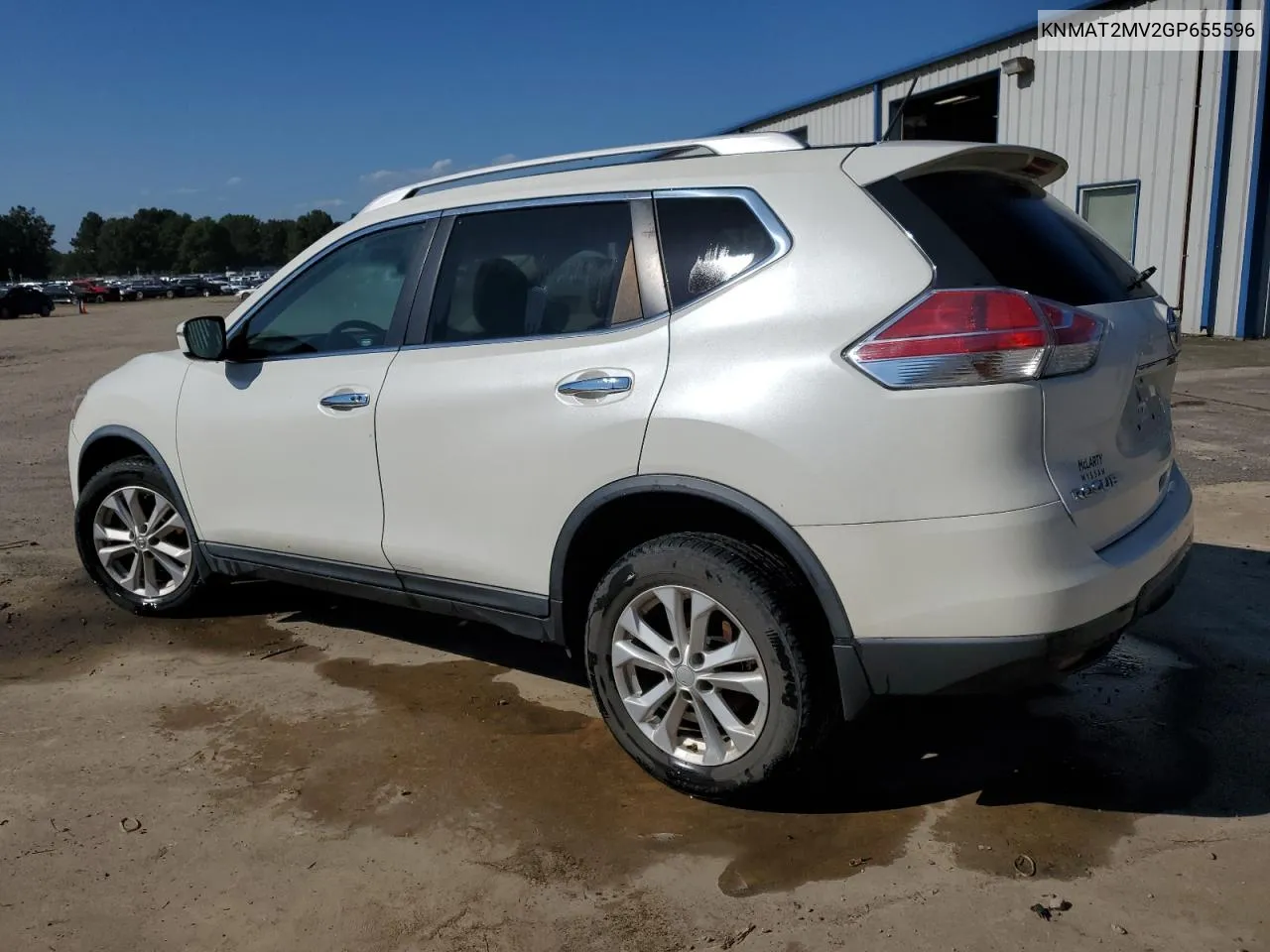 2016 Nissan Rogue S VIN: KNMAT2MV2GP655596 Lot: 72067974