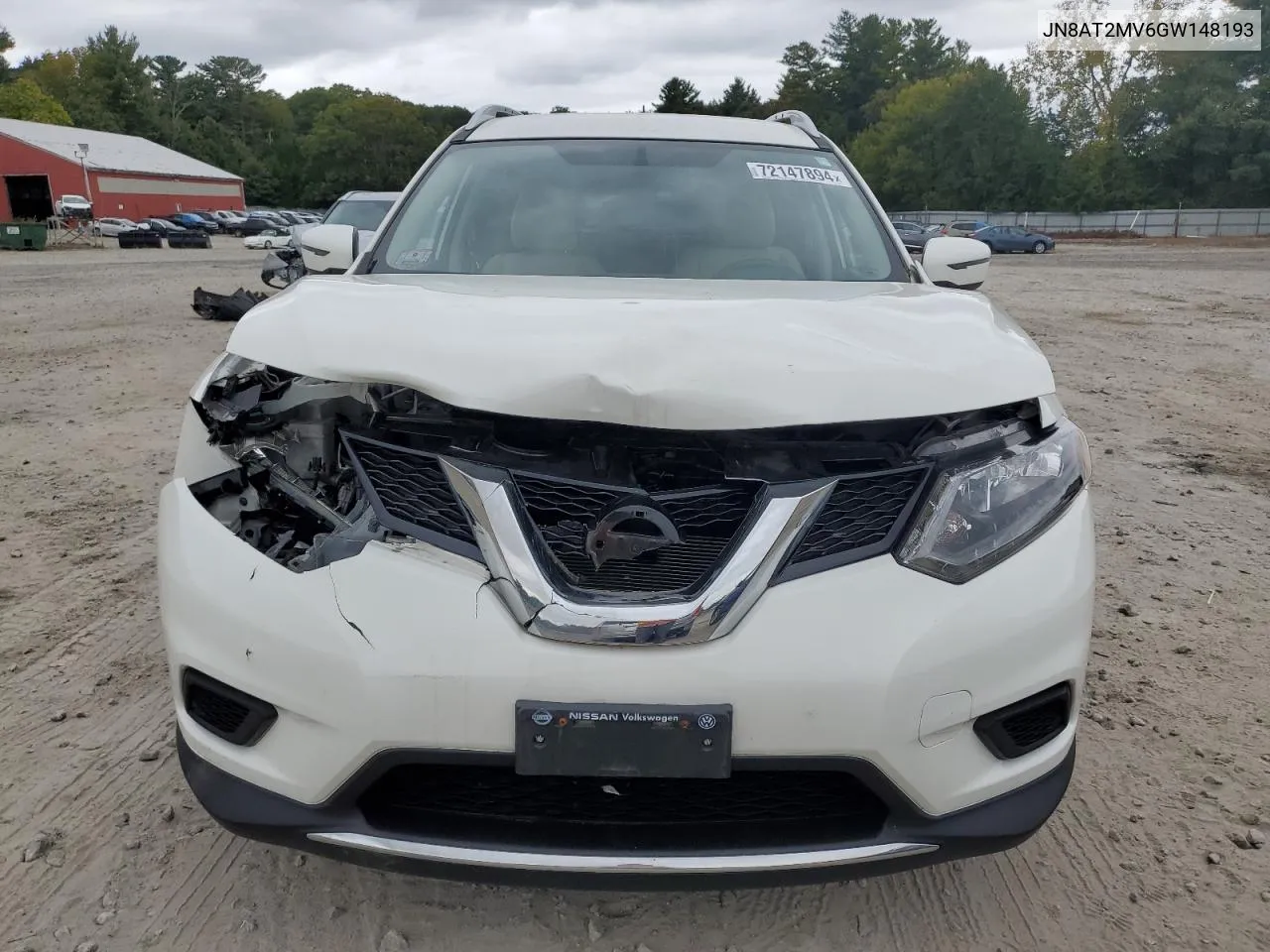 JN8AT2MV6GW148193 2016 Nissan Rogue S