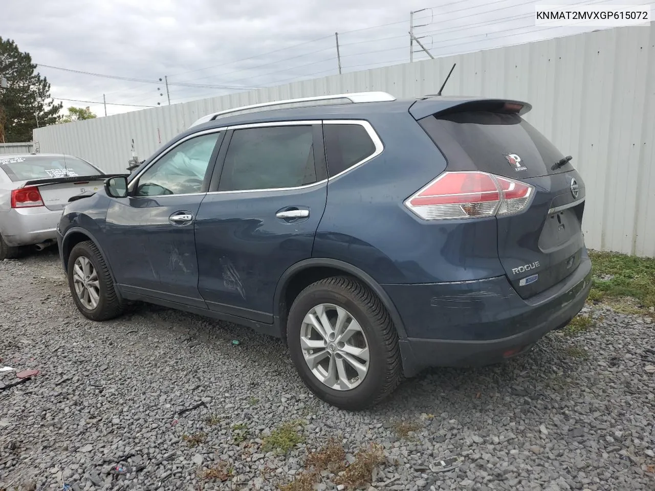 2016 Nissan Rogue S VIN: KNMAT2MVXGP615072 Lot: 72153804