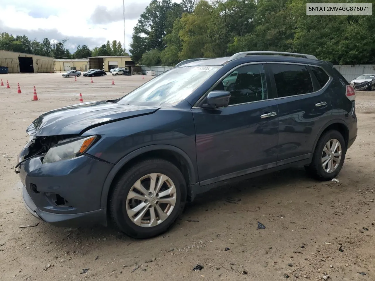 2016 Nissan Rogue S VIN: 5N1AT2MV4GC876071 Lot: 72163634