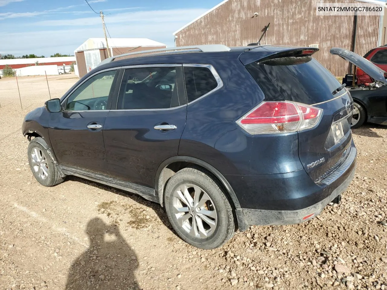 2016 Nissan Rogue S VIN: 5N1AT2MM0GC786620 Lot: 72210914