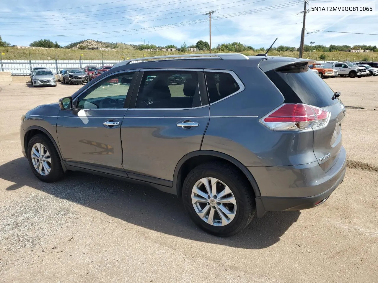 2016 Nissan Rogue S VIN: 5N1AT2MV9GC810065 Lot: 72219584