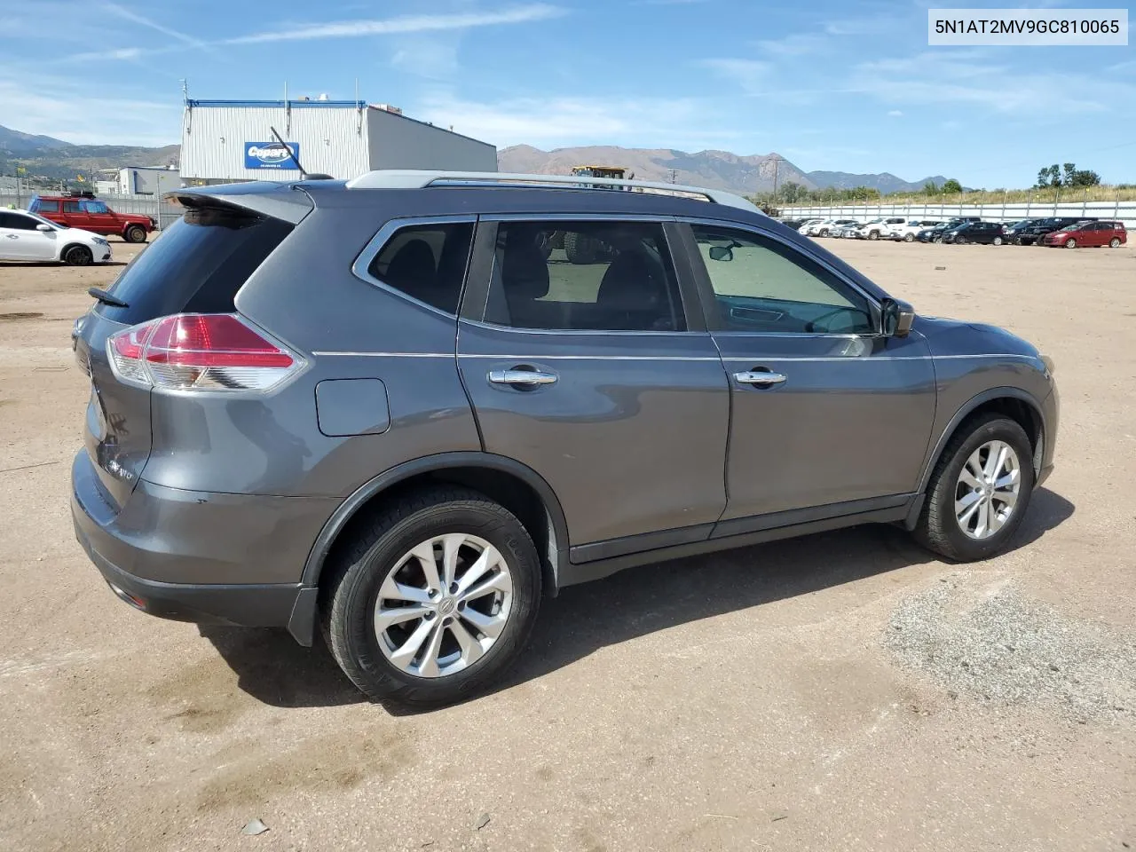 2016 Nissan Rogue S VIN: 5N1AT2MV9GC810065 Lot: 72219584