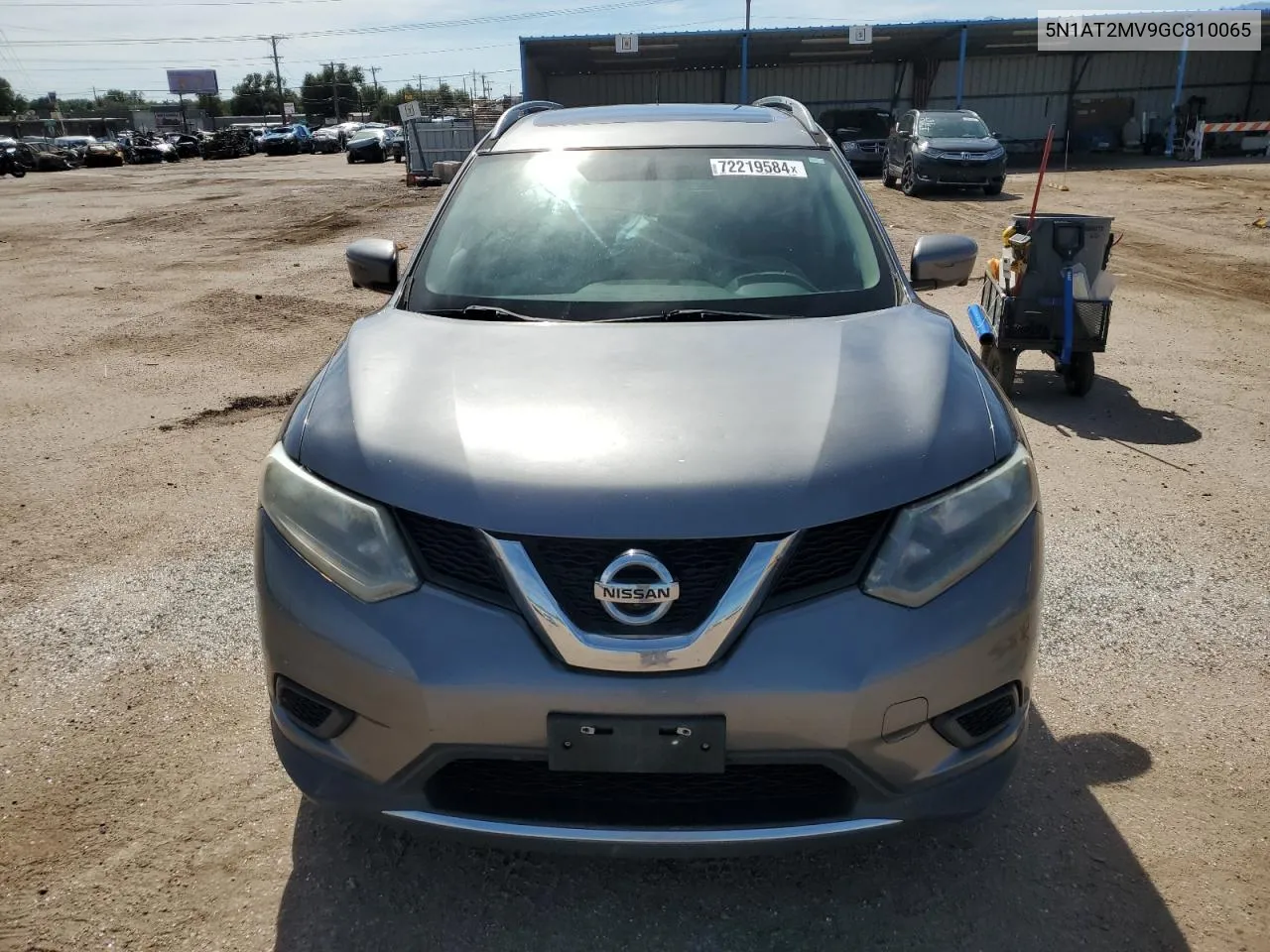 5N1AT2MV9GC810065 2016 Nissan Rogue S