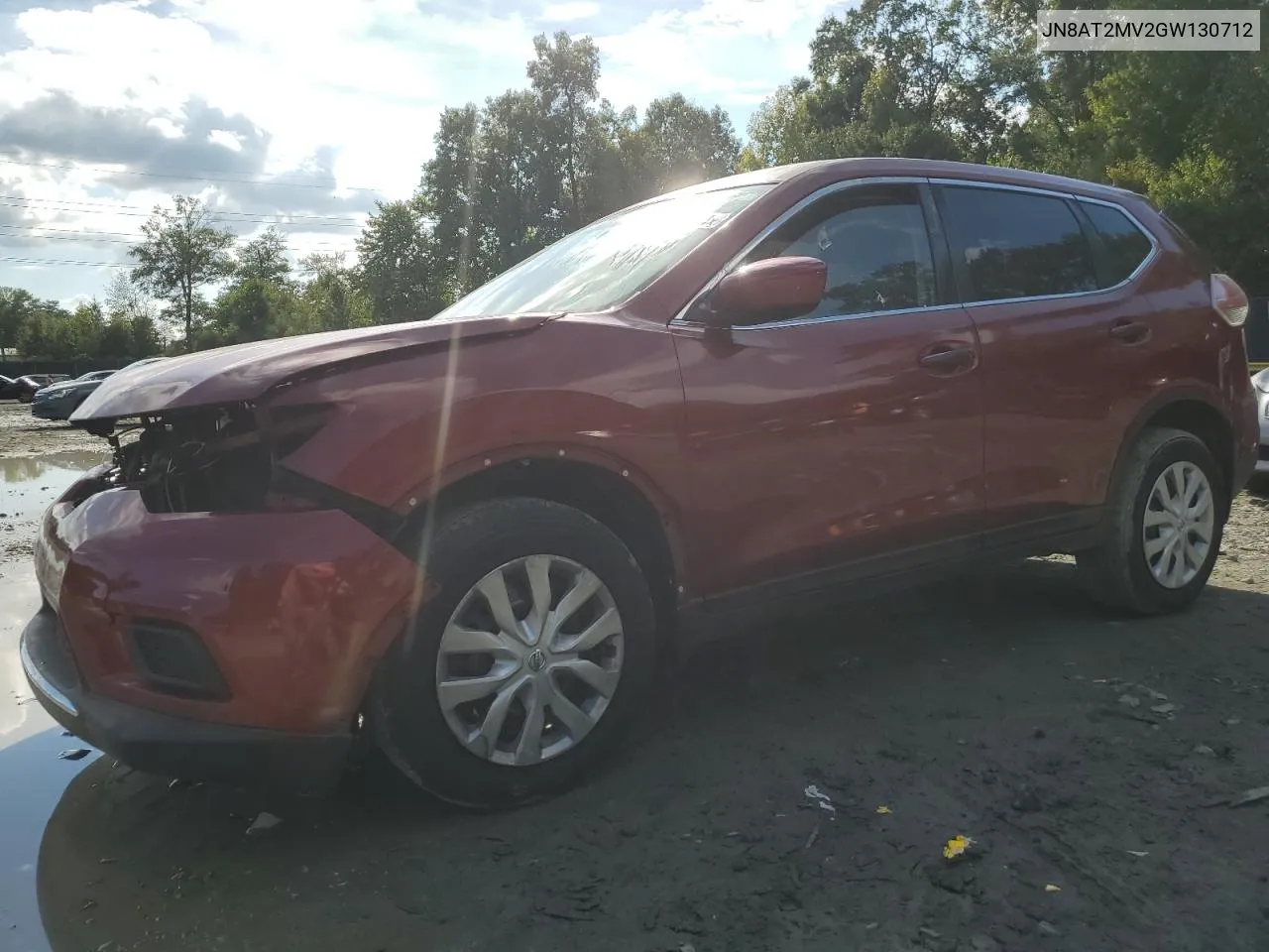 2016 Nissan Rogue S VIN: JN8AT2MV2GW130712 Lot: 72412824