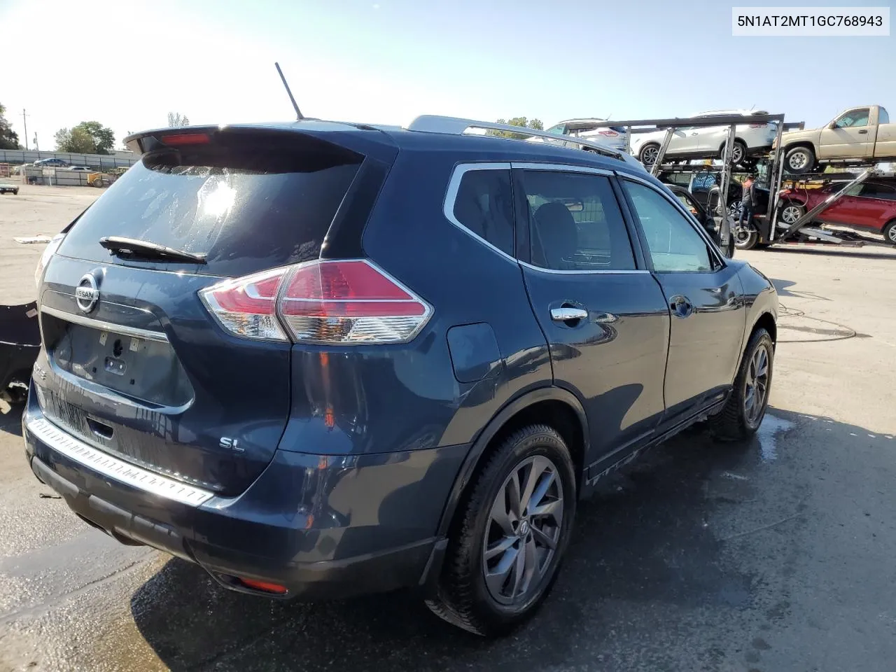 2016 Nissan Rogue S VIN: 5N1AT2MT1GC768943 Lot: 72458994