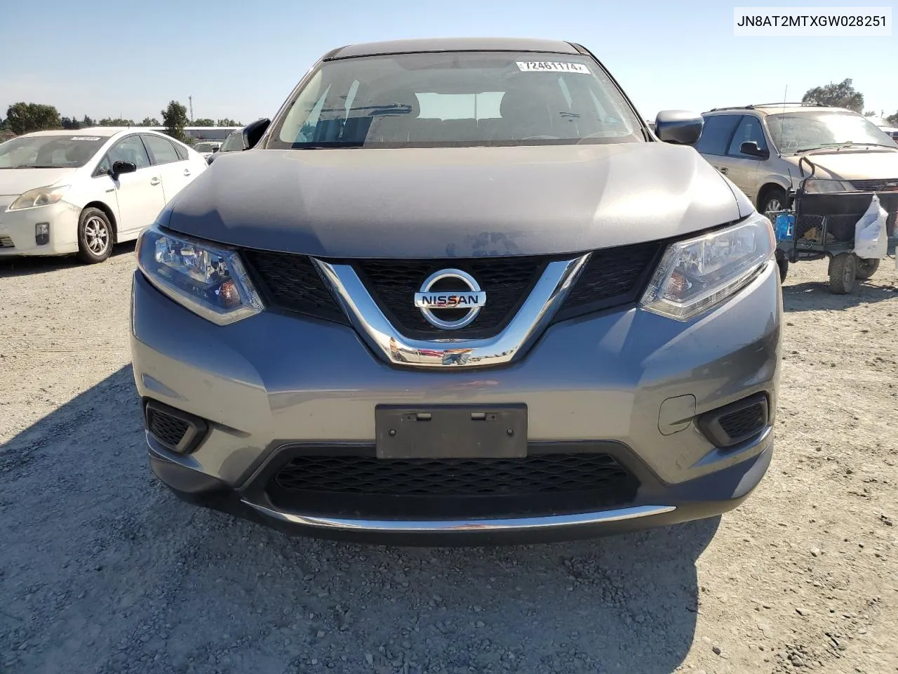 JN8AT2MTXGW028251 2016 Nissan Rogue S