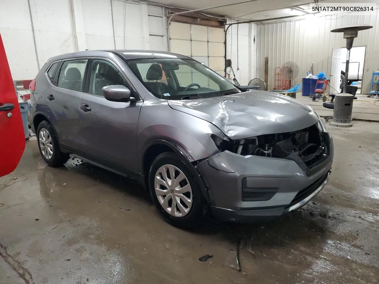 2016 Nissan Rogue S VIN: 5N1AT2MT9GC826314 Lot: 72580644