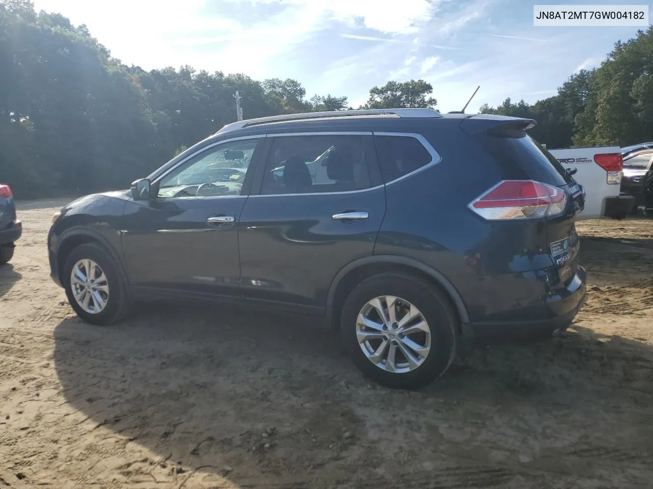 2016 Nissan Rogue Sv VIN: JN8AT2MT7GW004182 Lot: 72605864