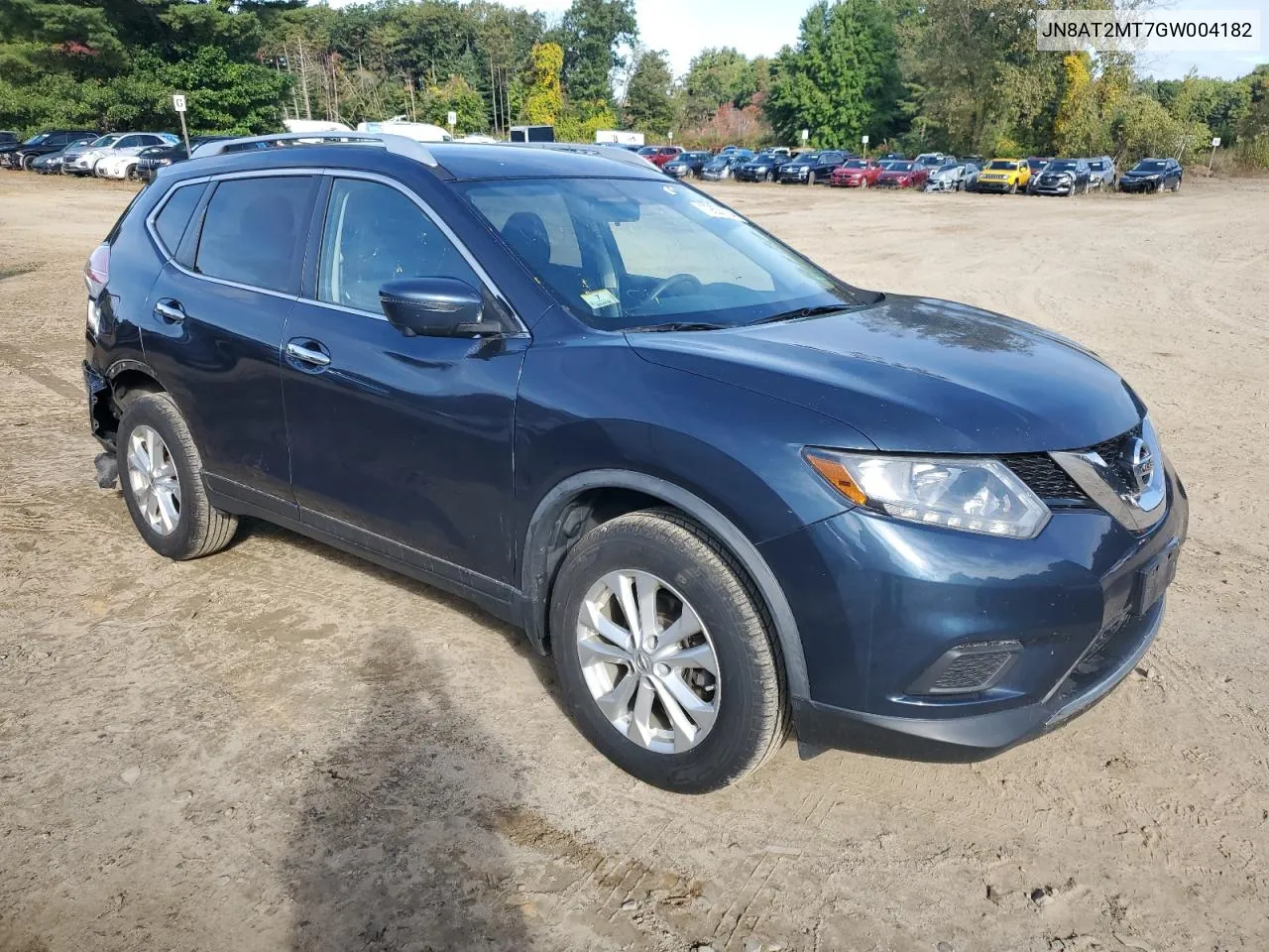 2016 Nissan Rogue Sv VIN: JN8AT2MT7GW004182 Lot: 72605864