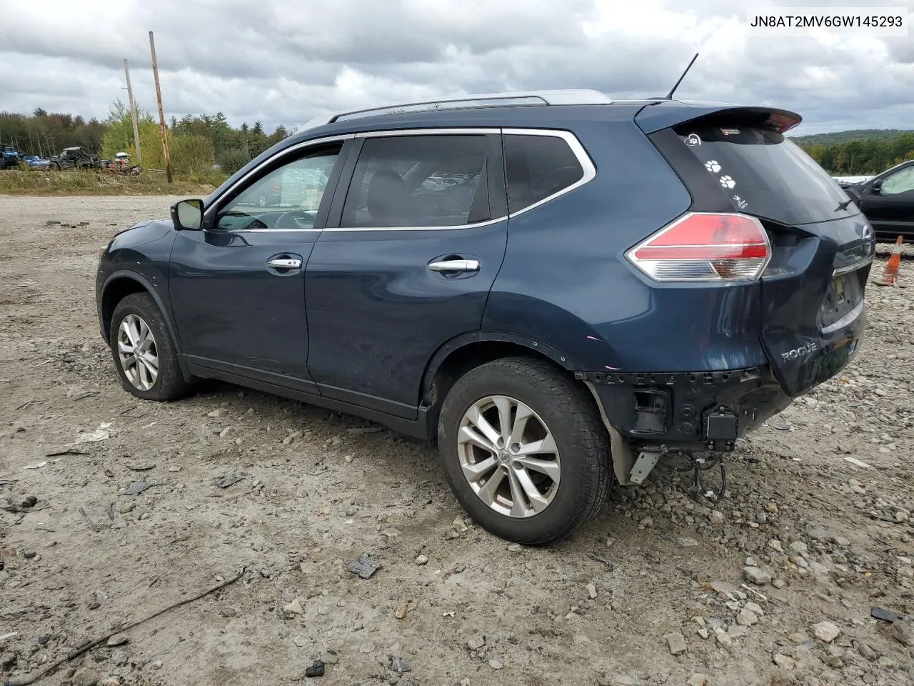 2016 Nissan Rogue S VIN: JN8AT2MV6GW145293 Lot: 72641564