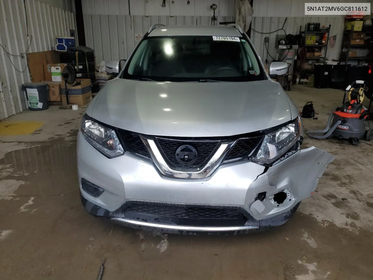 5N1AT2MV6GC811612 2016 Nissan Rogue S