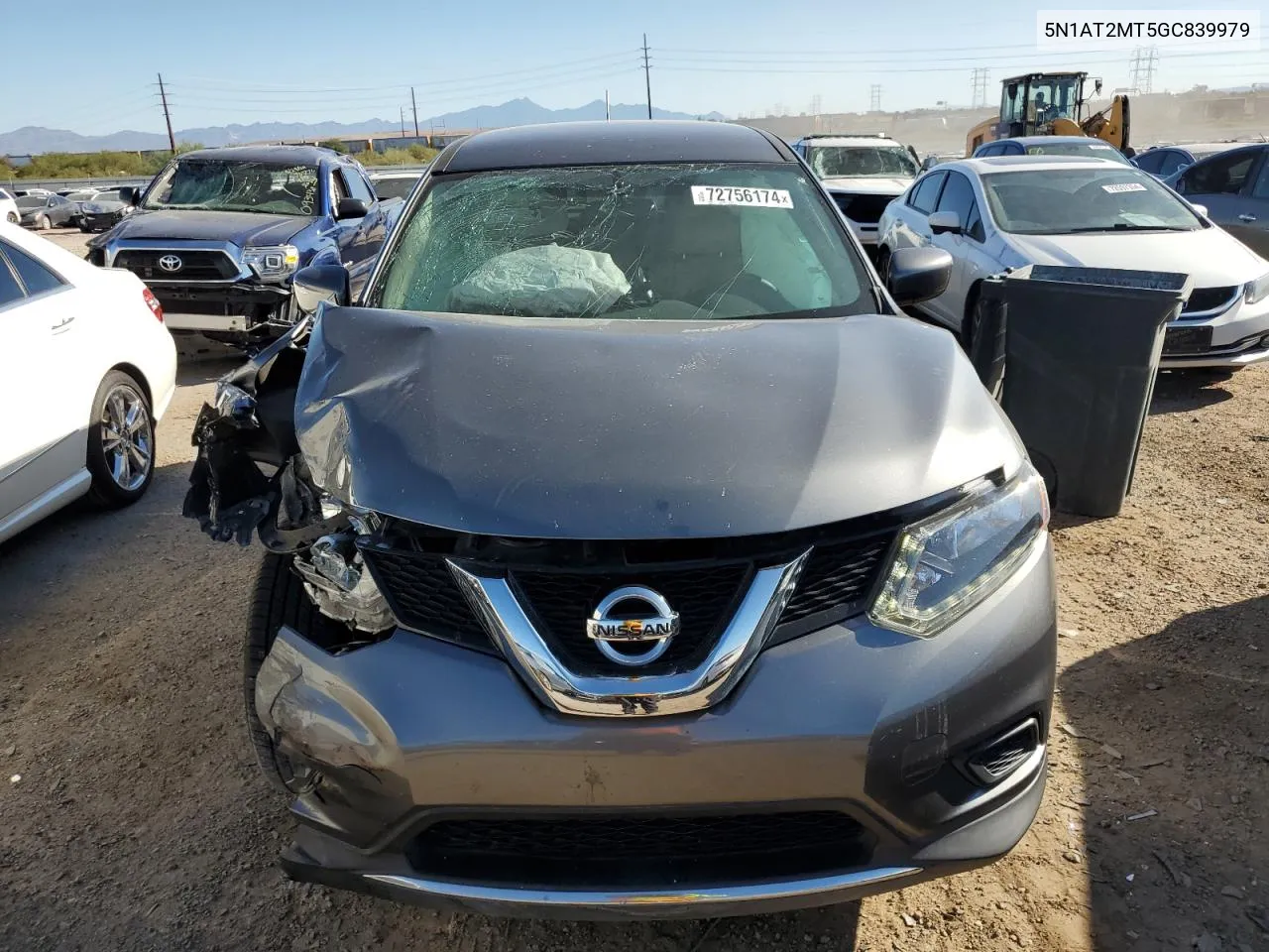 5N1AT2MT5GC839979 2016 Nissan Rogue S