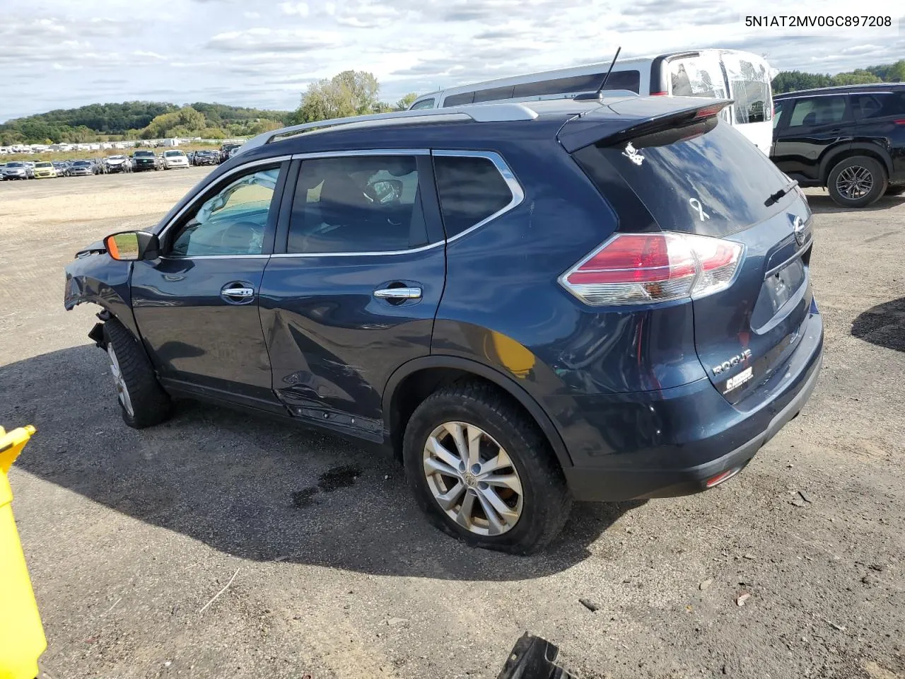 2016 Nissan Rogue S VIN: 5N1AT2MV0GC897208 Lot: 72767744